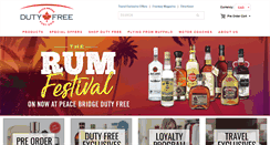 Desktop Screenshot of dutyfree.ca